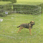 ДОГ ПАРК Dog Park вольер для щенков, цинк, 8 панелей 61107 см