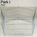 Ограждение PARK I хром 5секций, выс. 600 мм, Φ4 i Φ2,8 мм